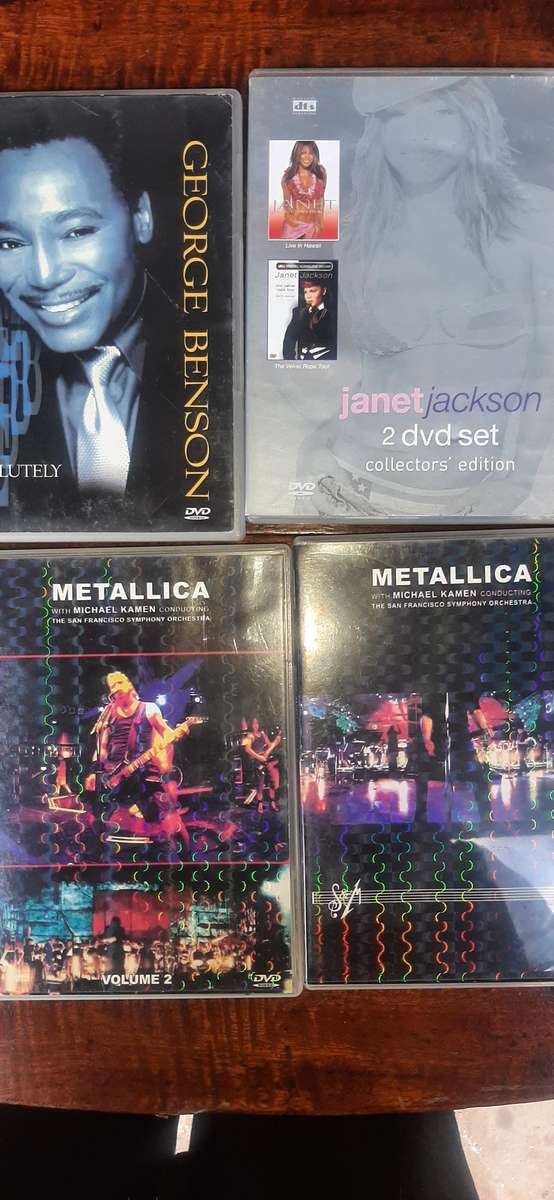 Selection of 10 musical dvd cd's various artist.Look at pics