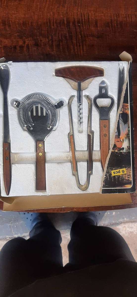 Collection of bar memorabilia,equipment and game.