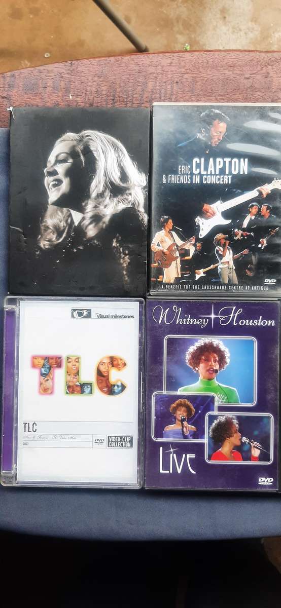 Collection of 10 musical dvd's Dispription on photos.