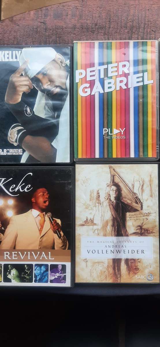 Collection of 10 musical dvd's Dispription on pictures.