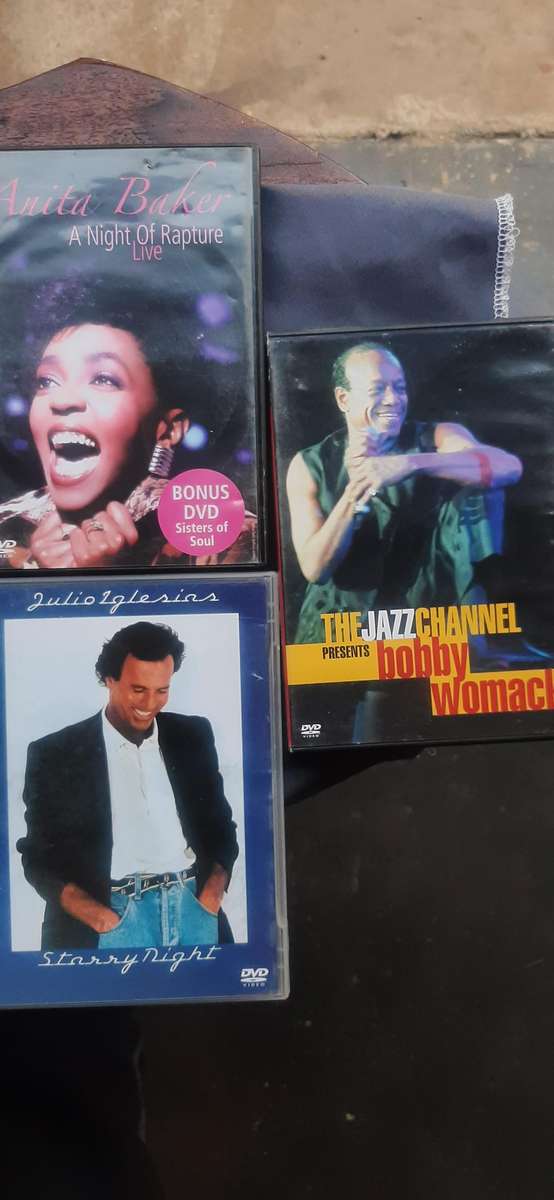 Collection of 10 musical dvd's Dispription on pictures.