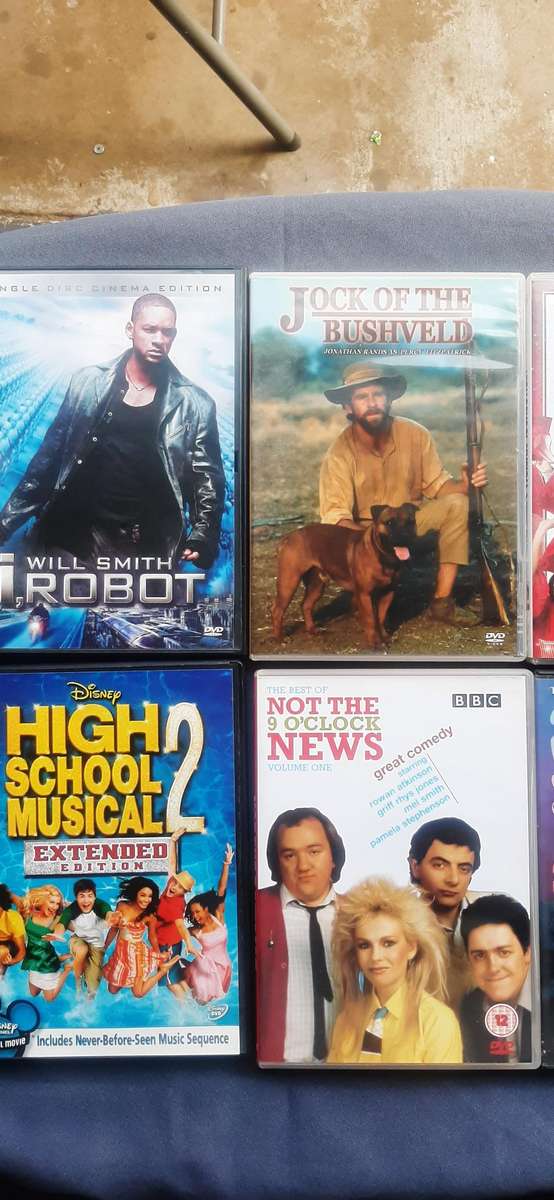 Collection of 10 movie dvd's