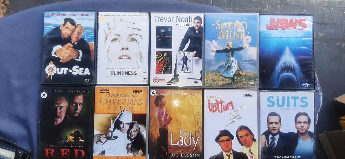 Collection of 10 movie DVDs