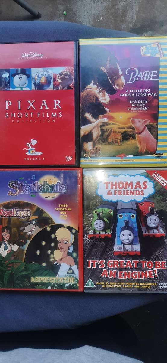 Collection of 10 kids dvd's Dispription on pictures