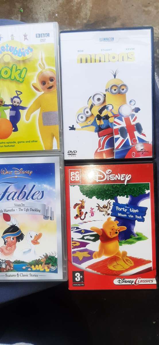 Collection of 10 kids dvd's Dispription on pictures
