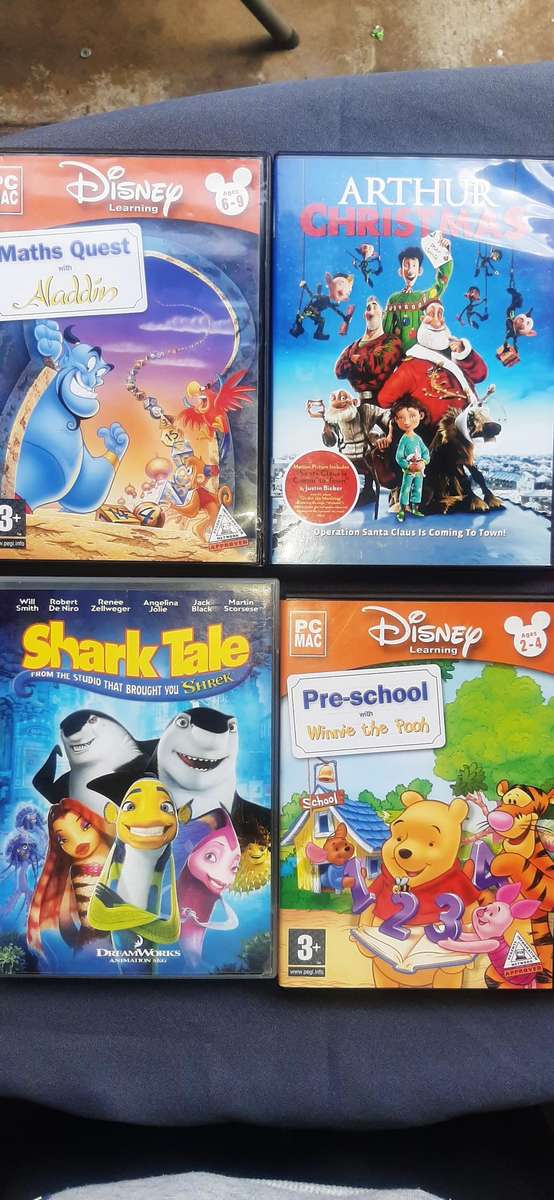 Collection of 10 kids dvd's Dispription on pictures