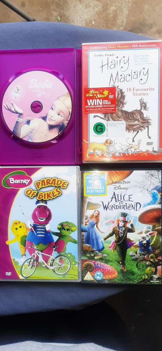 Collection of 10 kids dvd's Dispription on pictures