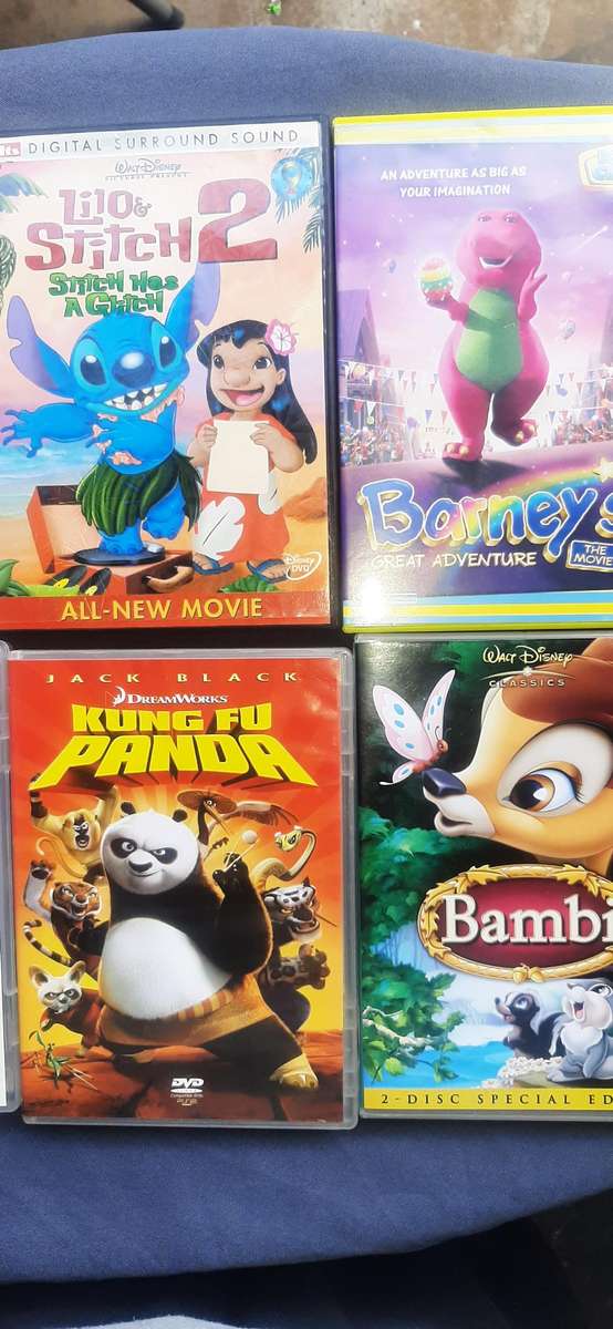 Collection of 10 kids dvd's Dispription on pictures