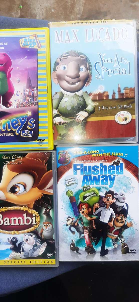 Collection of 10 kids dvd's Dispription on pictures