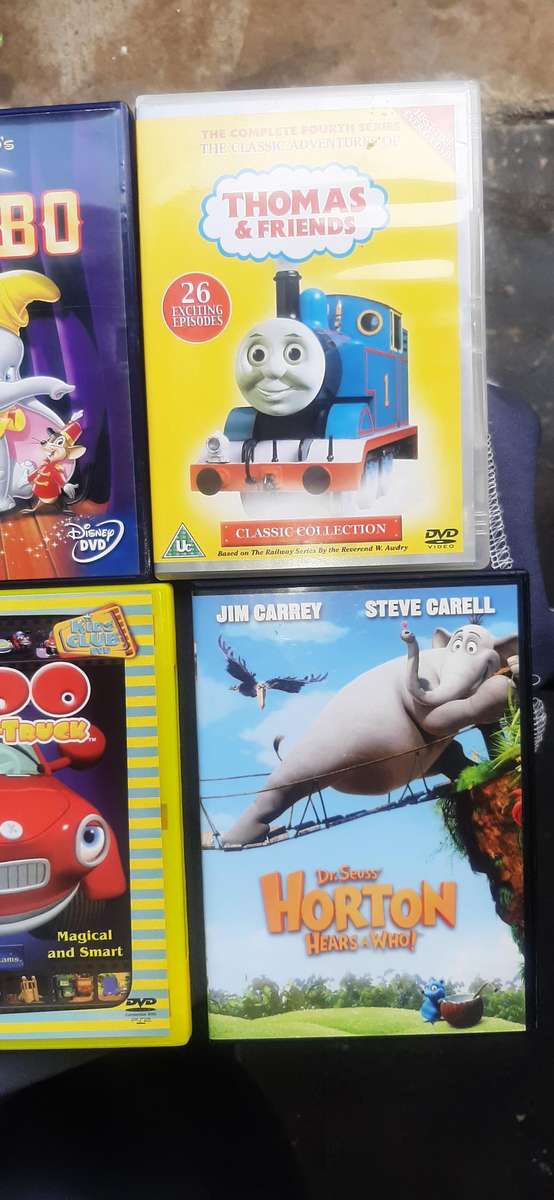 Collection of 10 kids dvd's Dispription on pictures