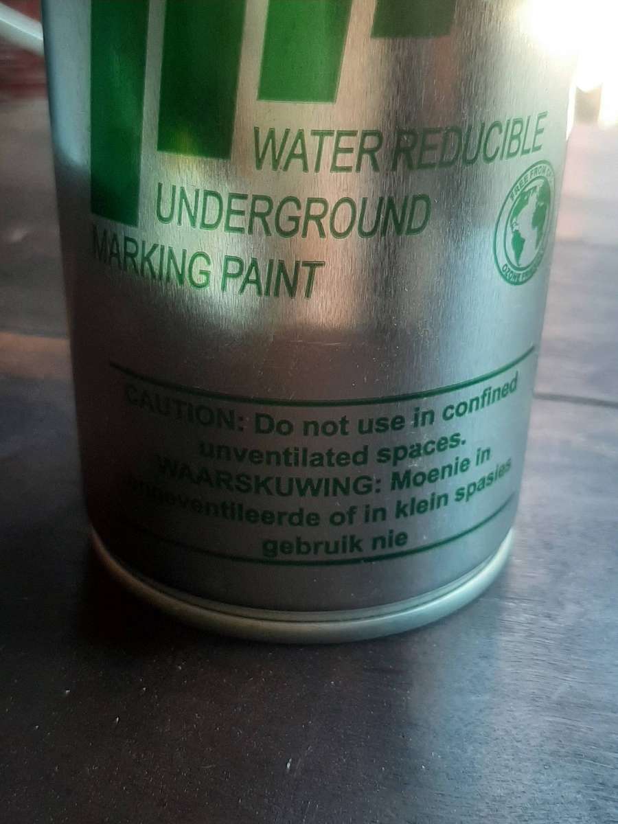 Cedar spray underground marking spray