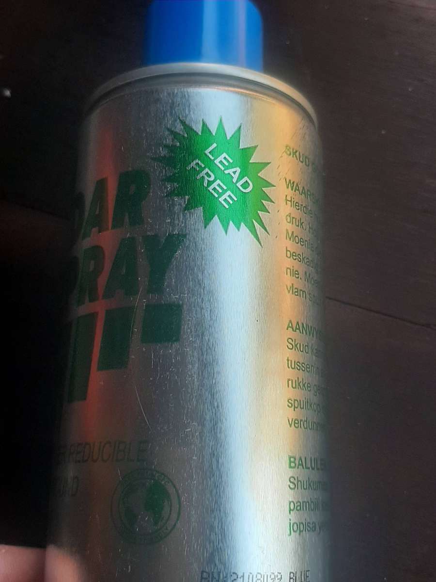 Cedar spray underground marking spray