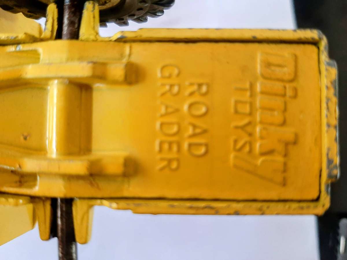 Vintage Dinky Toys No. 963 Road Grader.  This die-cast model was made in England.