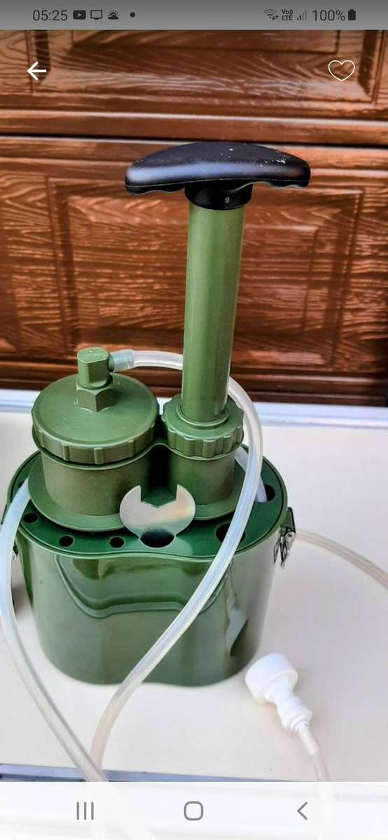 S-Cape explorer multifunctional portable outdoor fikter.KDF filter.Remove 99.9% impurities.Like new.