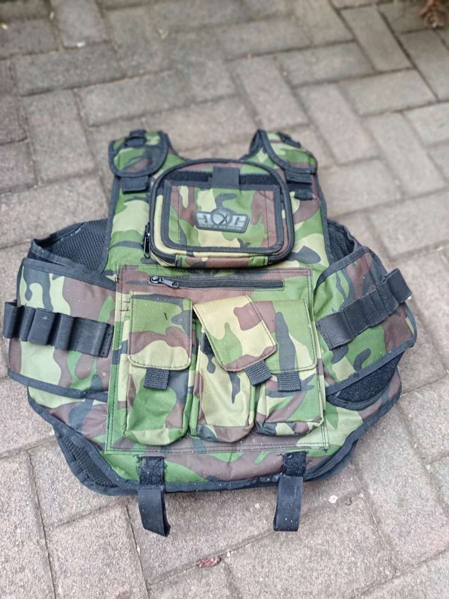 paint ball camo jacket