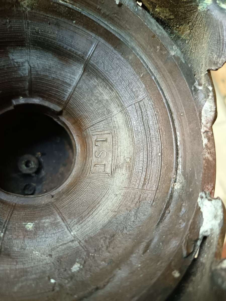 Antique victorian era Bronzed spelter medieval knight needs refurbishment