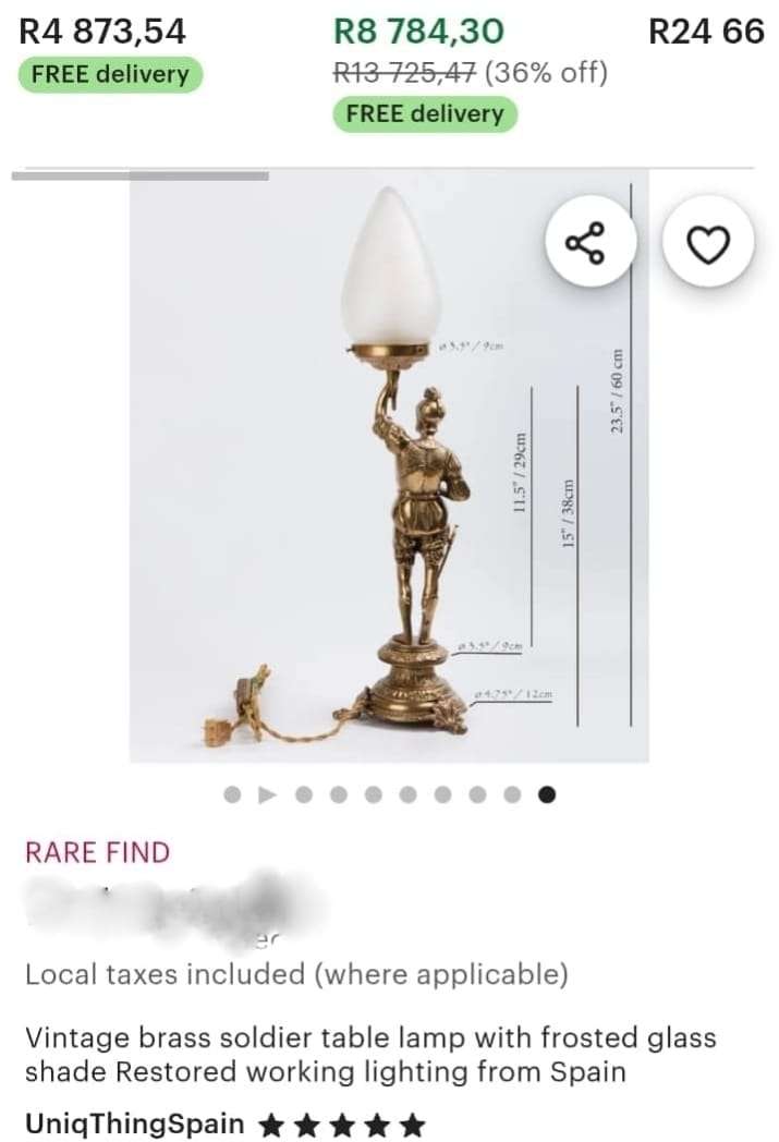 Antique victorian era Bronzed spelter medieval knight needs refurbishment