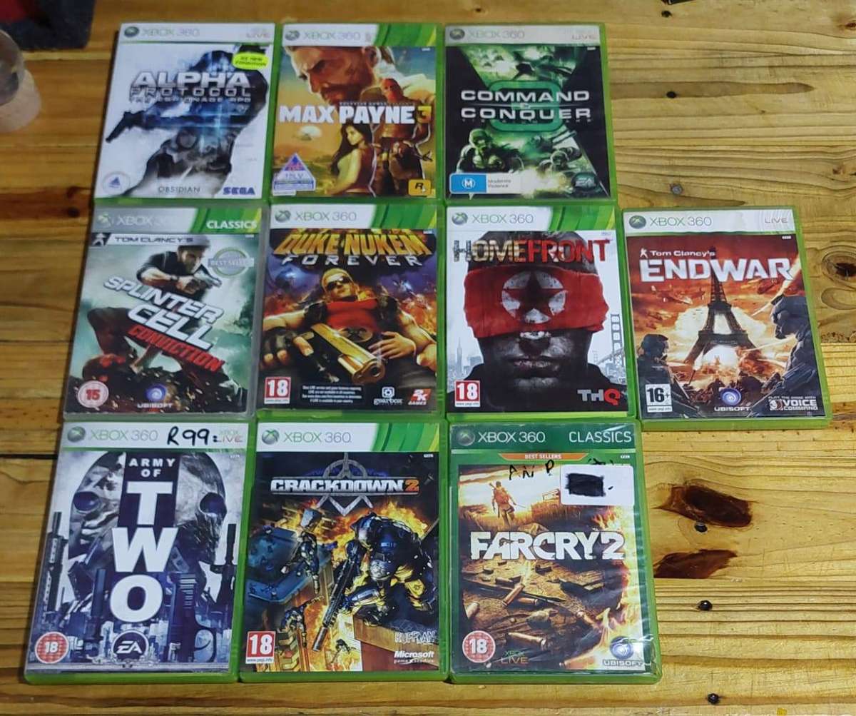 Xbox 360 Game Lot - 10 Games