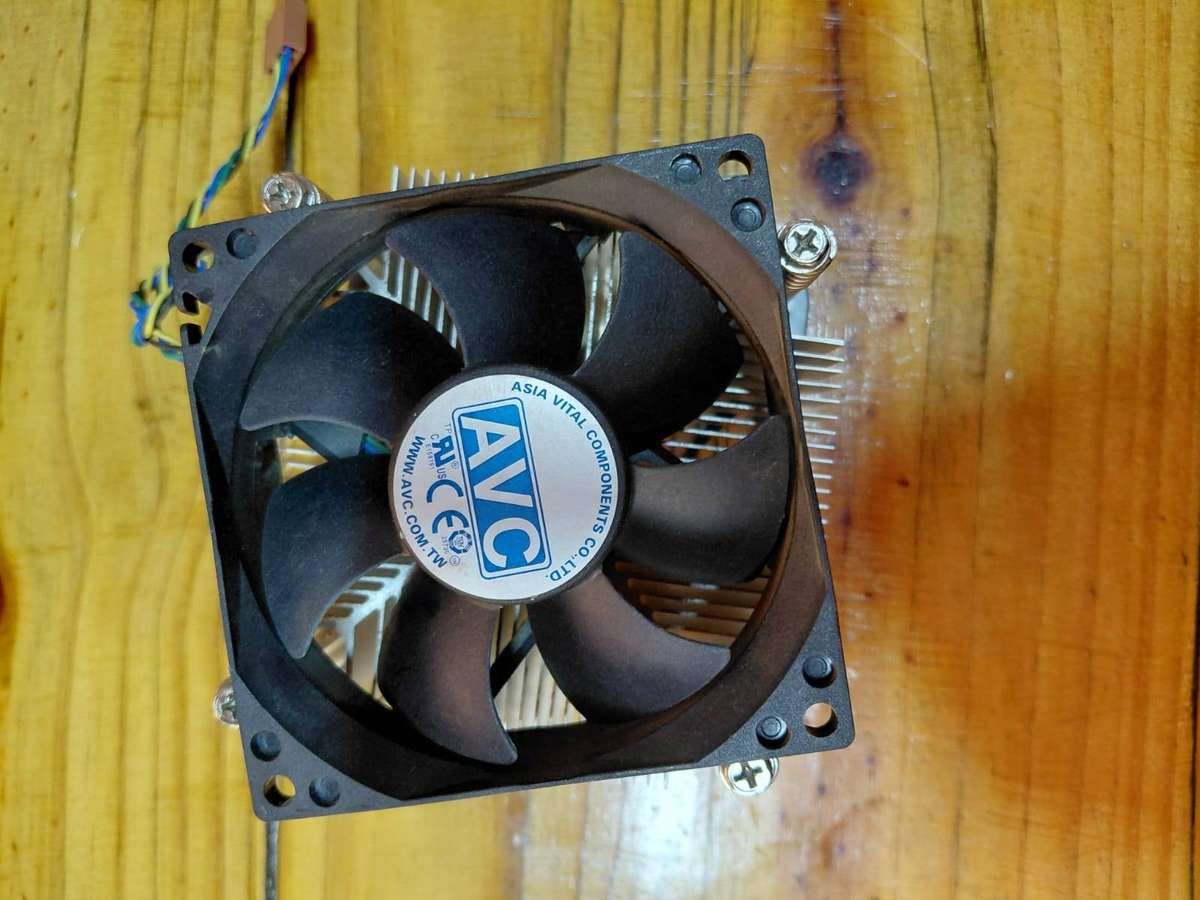 Heat sink and Fan + Back plate