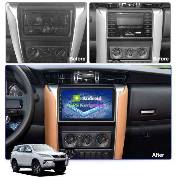 Toyota Fortuner / Hilux 2007  2015 9 Android Satnav Radio Car Audio Sound System