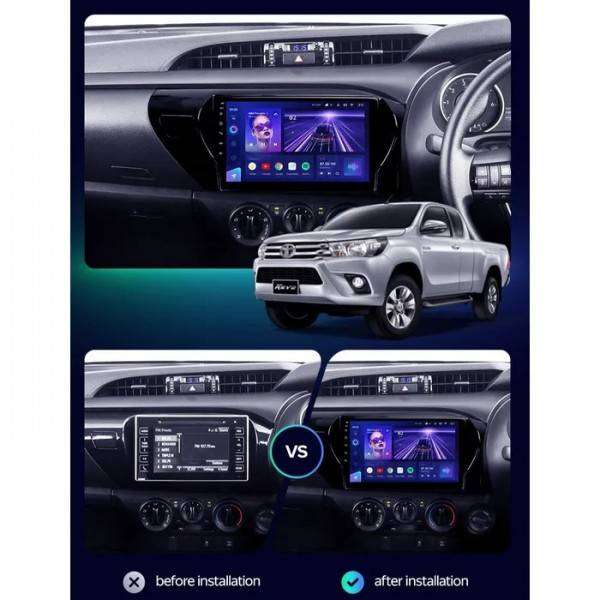 Toyota Hilux (2016  2019) 10.1 Android Satnav Radio Car Audio Sound System
