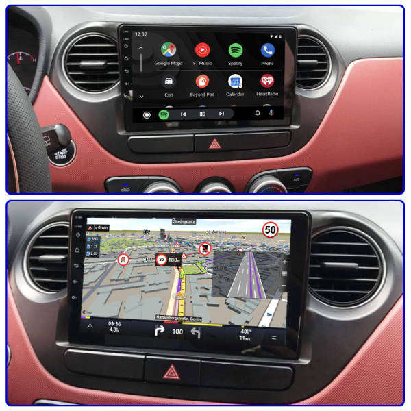 Hyundai i10 (2013  2016) 9 Android Satnav Radio Car Audio Sound System