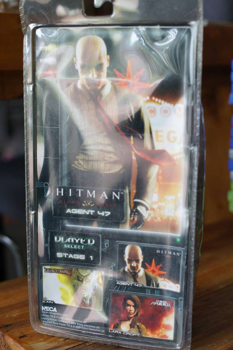 NECA Player Select - Hitman Blood Money Agent 47 Figure (Sealed, Clear Blister)