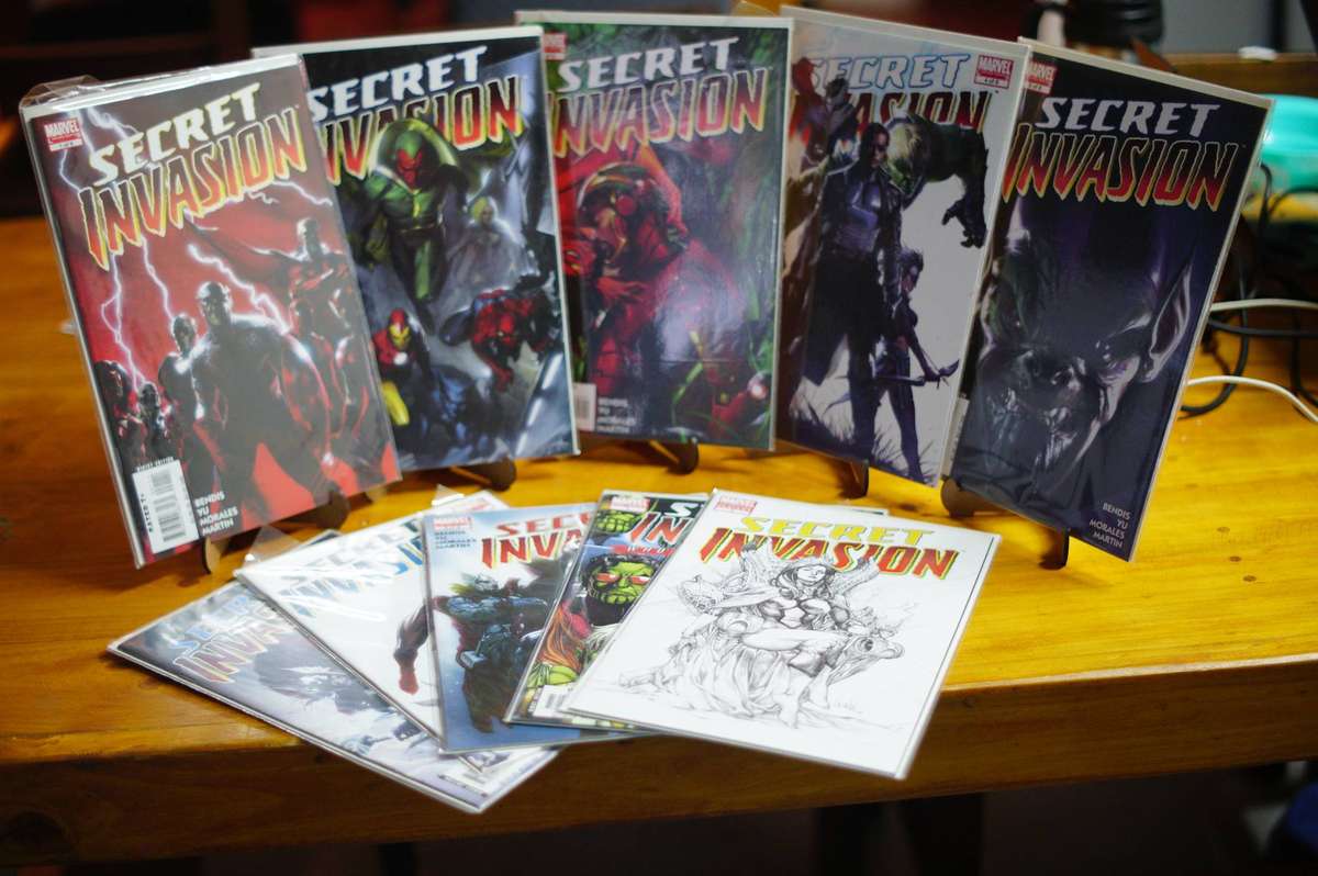 Marvel Secret Invasion (2008) Complete 1-8 Core Run + Variants Bundle