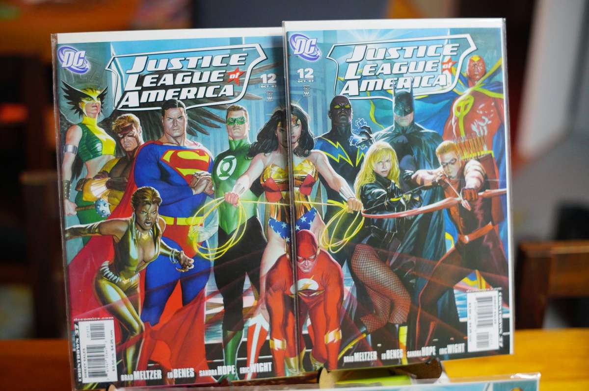 DC Justice League of America #12 Alex Ross Connecting Variant Trio Set