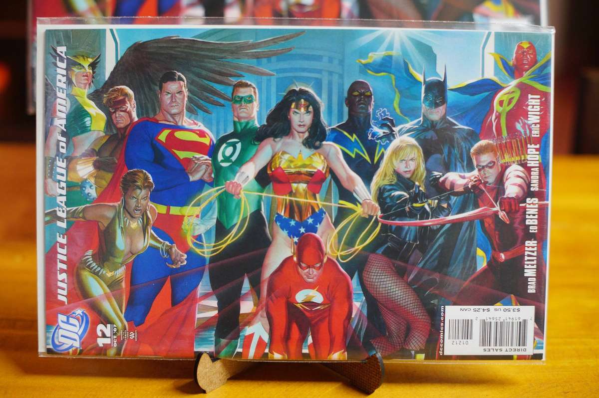 DC Justice League of America #12 Alex Ross Connecting Variant Trio Set