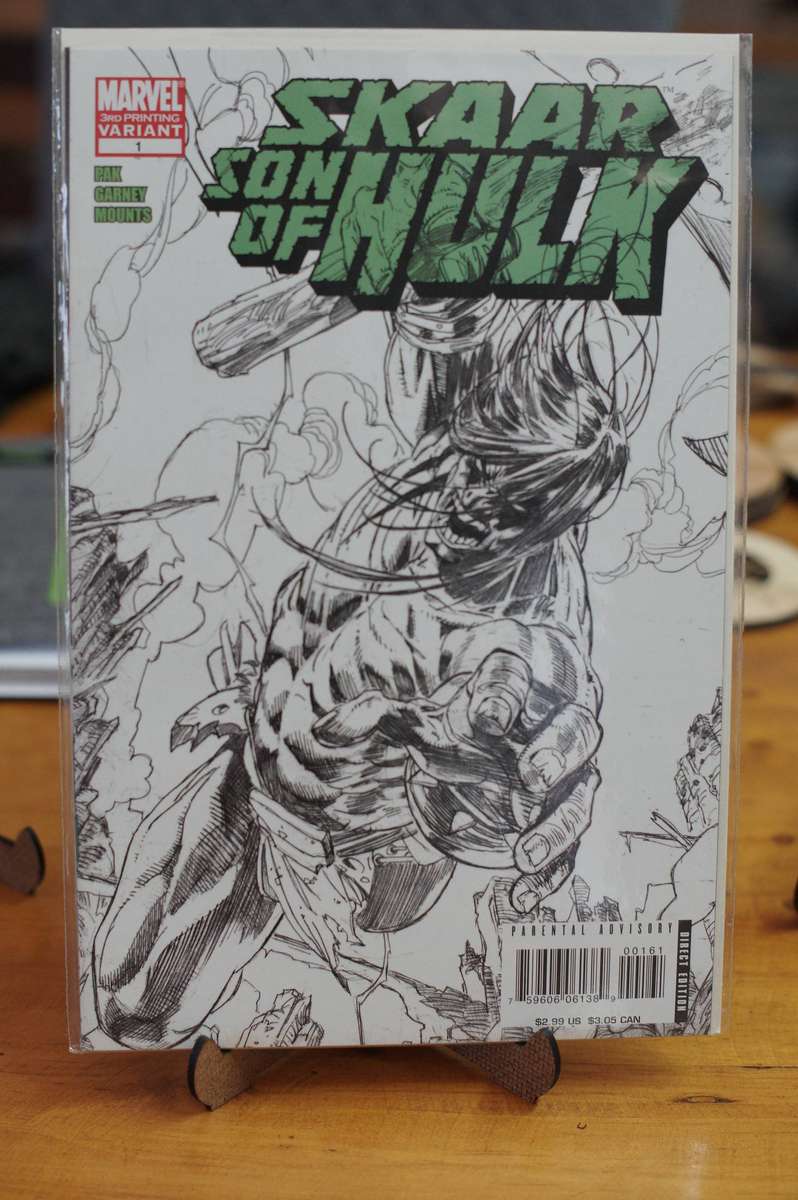 Skaar: Son of Hulk #1 (2008) 3rd Print Sketch Variant