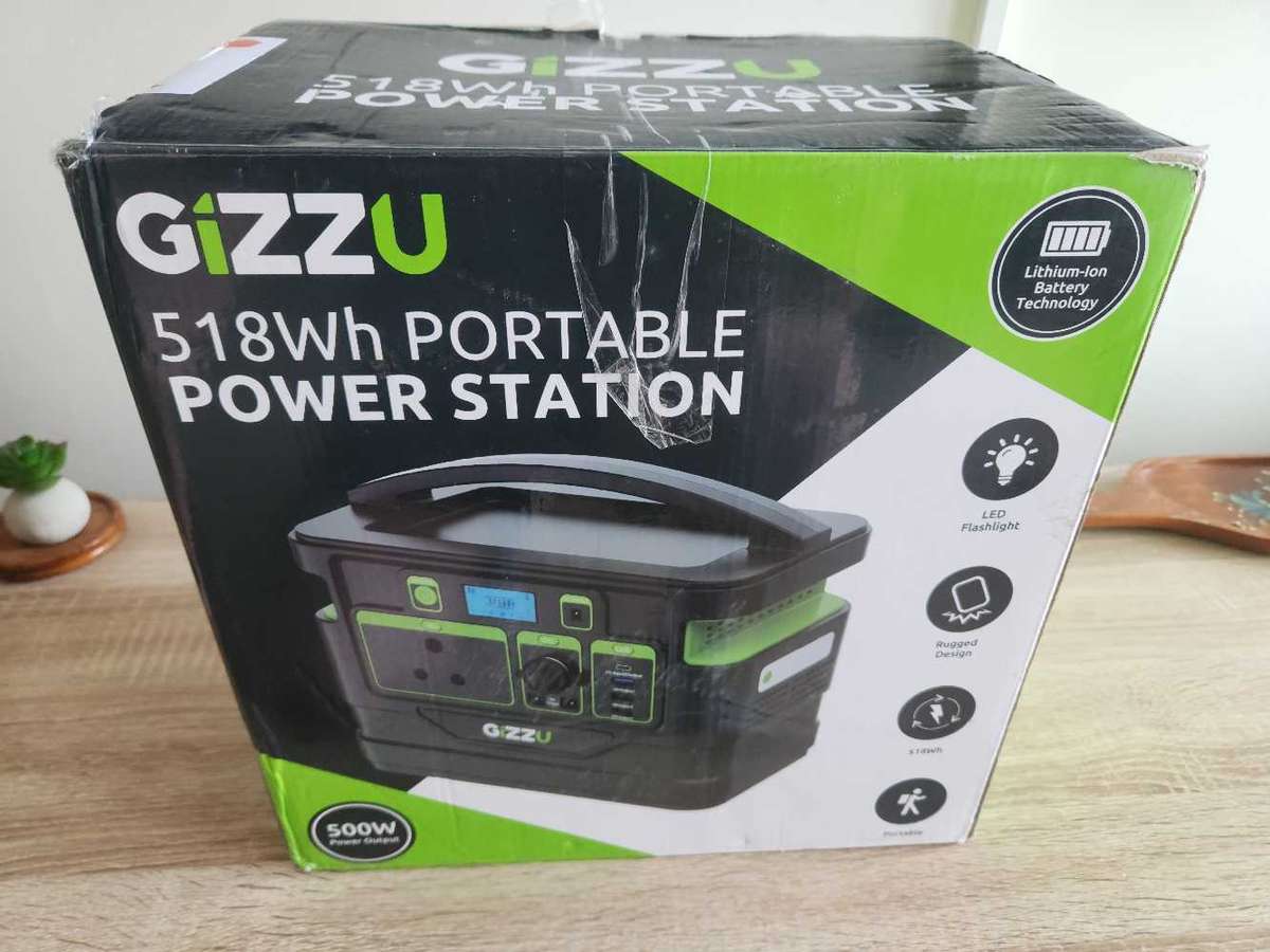 Gizzu 518wh Portable Power Station