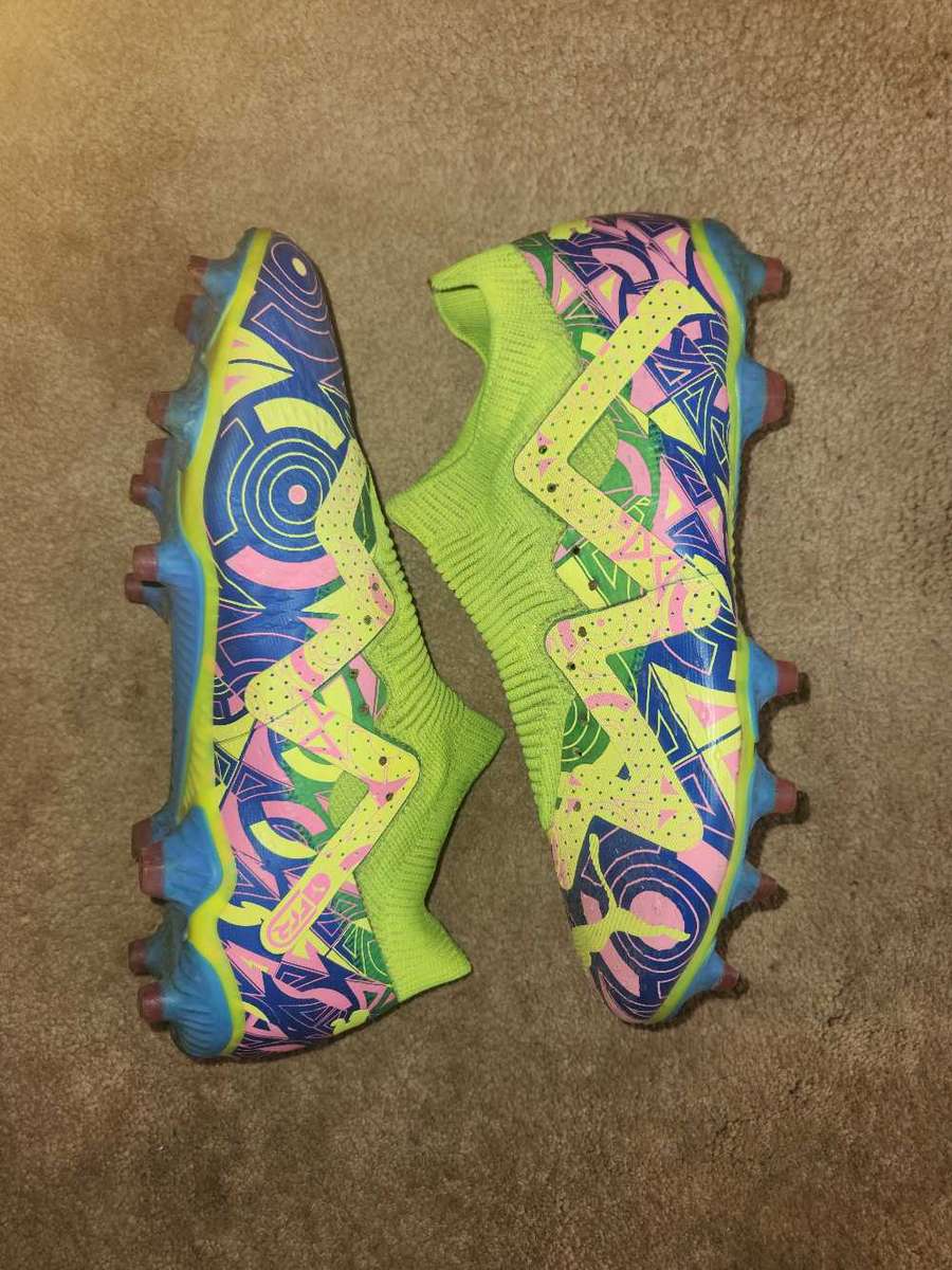 Puma Future Ultimate Energy FG/AG Lace-Up Multicolor Synthetic Mens Football Boots