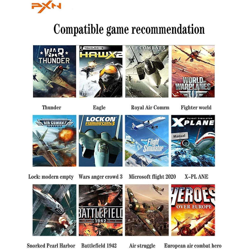 PXN Flight simulator controls for PS4/Xbox One/PC 2119-Pro
