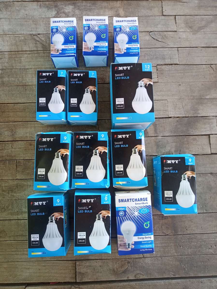 13 x Assorted Loadshedding / Emergency Rechargeable Lightbulbs - One price for all