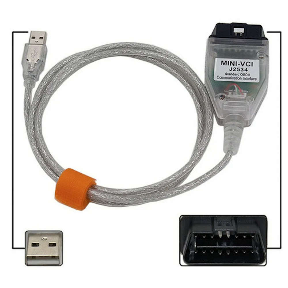 Toyota OBD Reader - Mini JVC J2534 + Software