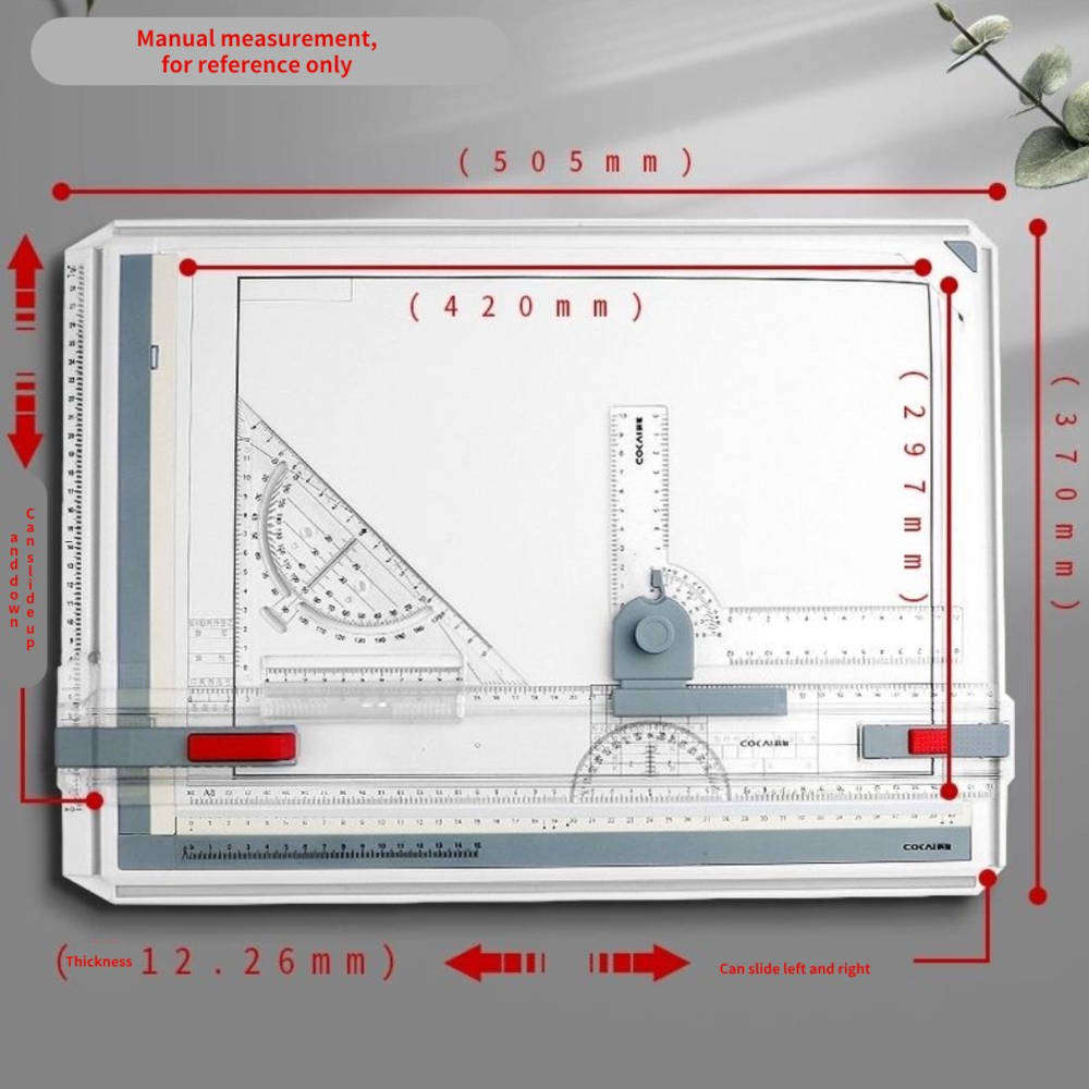 Drawing Board Plotting Board A3 - 6 Piece Set