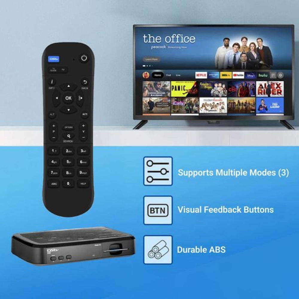 Original DStv B8 Remote | Works with DStv DSD4136/37/38/40/41 decoders