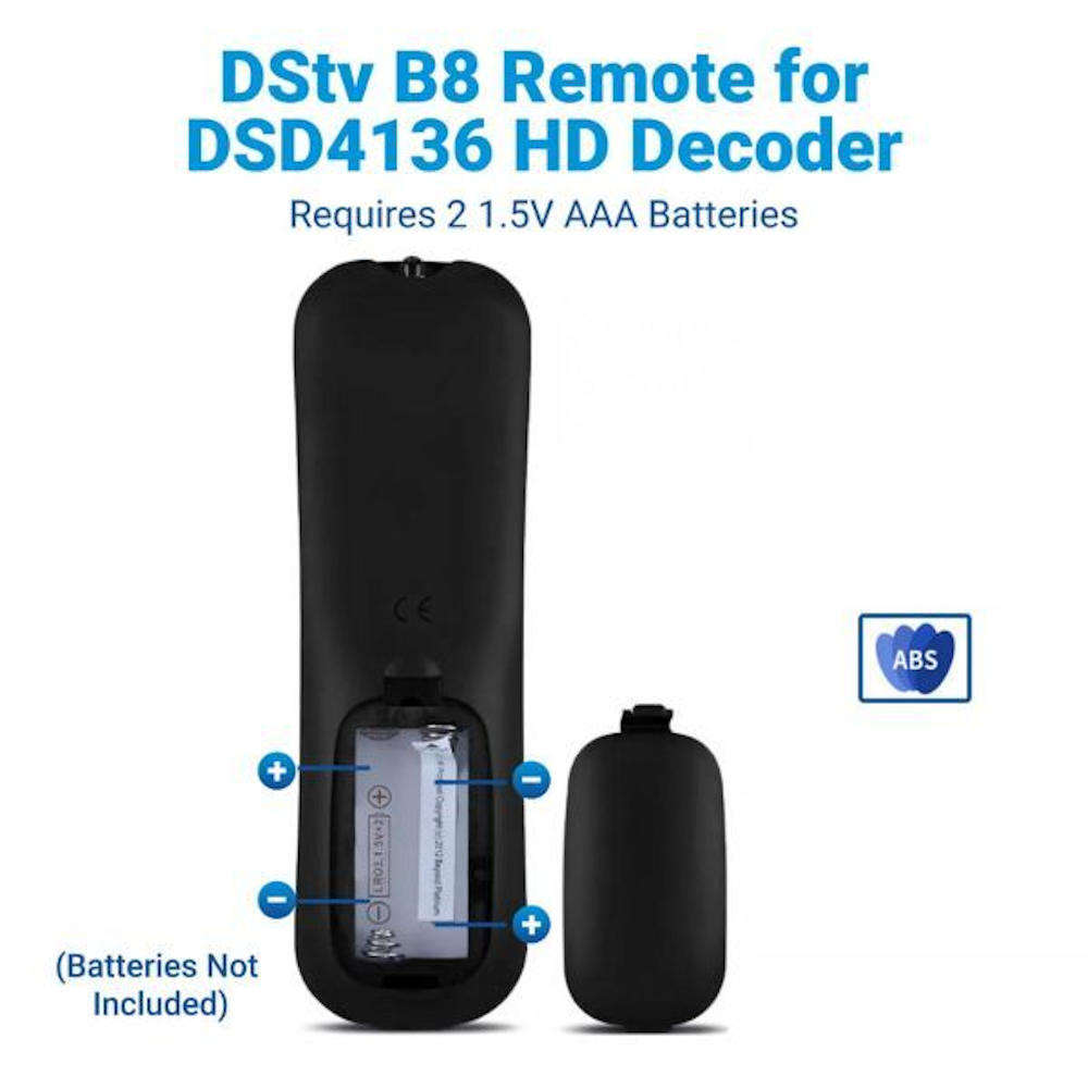 Original DStv B8 Remote | Works with DStv DSD4136/37/38/40/41 decoders