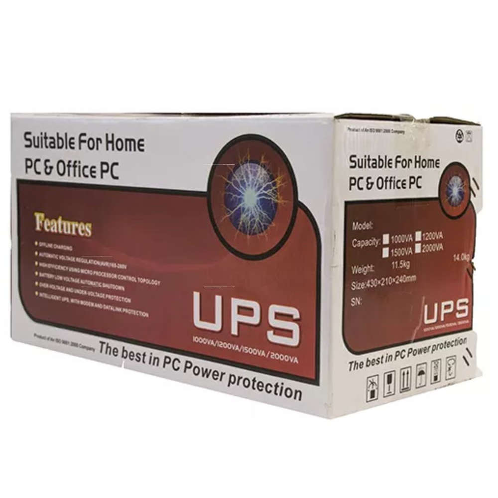 UPS - 1000VA 600W UPS for Home and Office