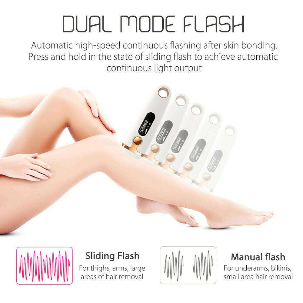 Styleberry IPL Laser Hair Removal - 999437 flashes left on screen