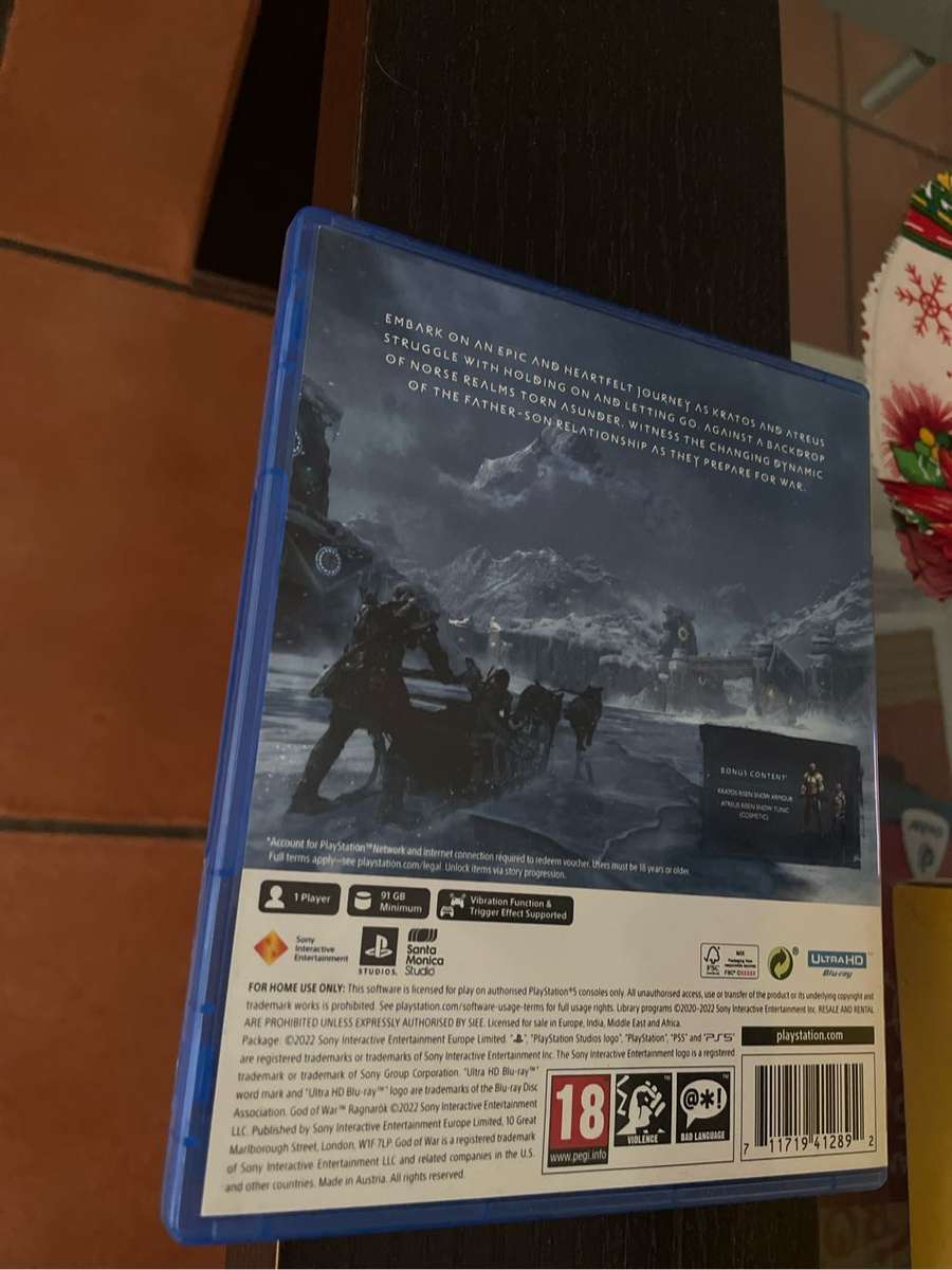 God of War: Ragnorok PS5 game