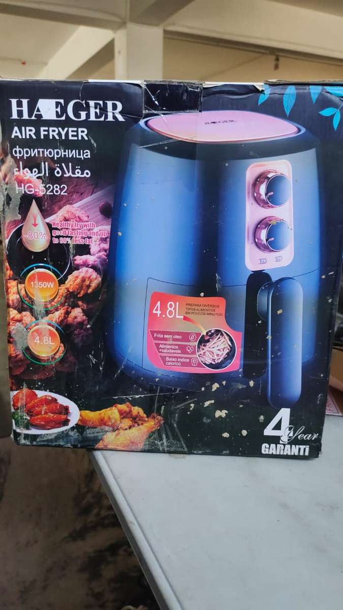 4.8L Air Fryer 1350W-GREEN