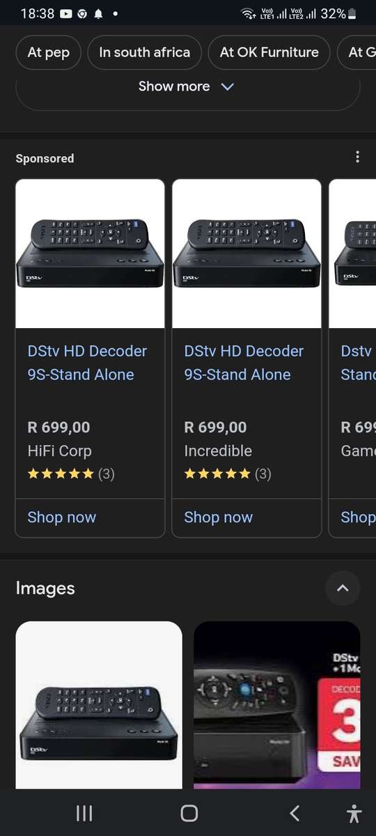 Dstv HD DECODER NEW IN BOX price