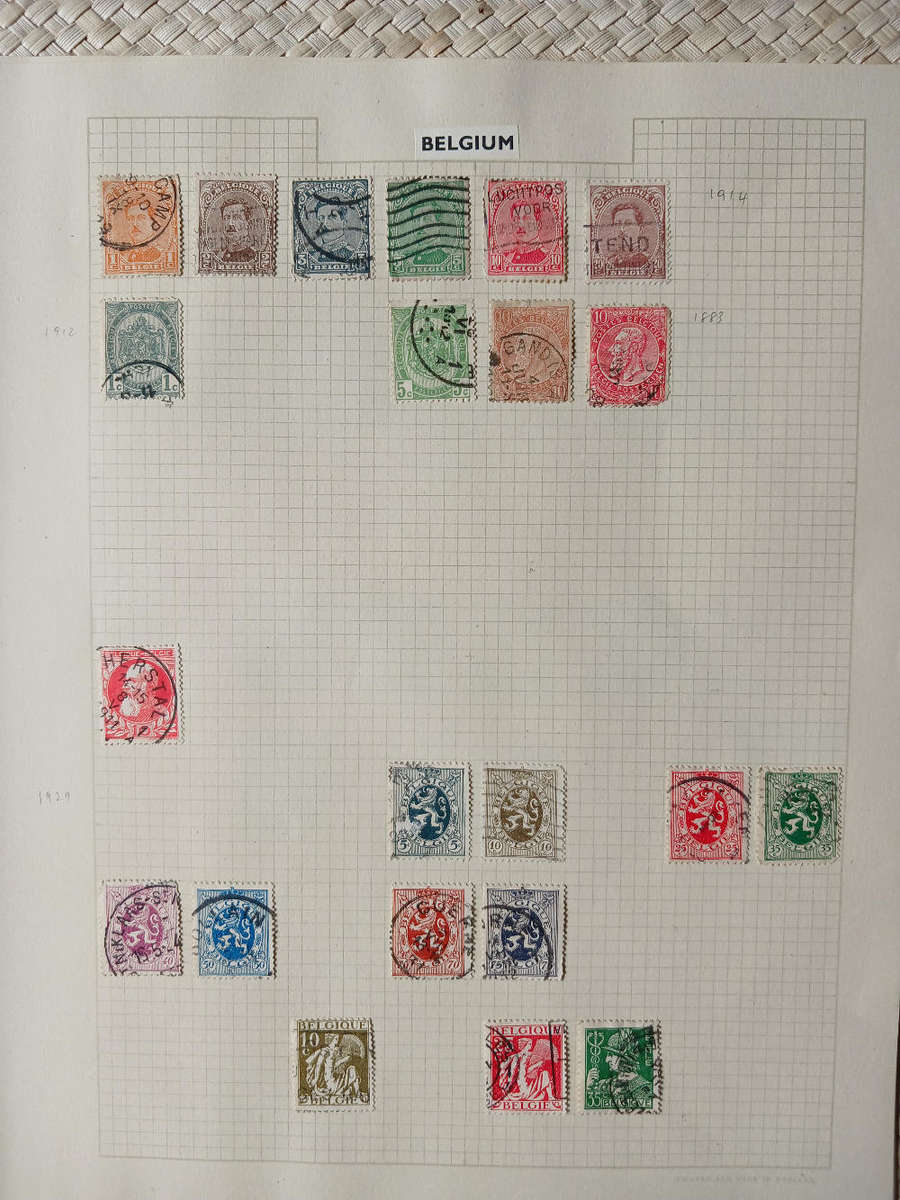 Belgium selection 1900s incl. Chemin de Fer