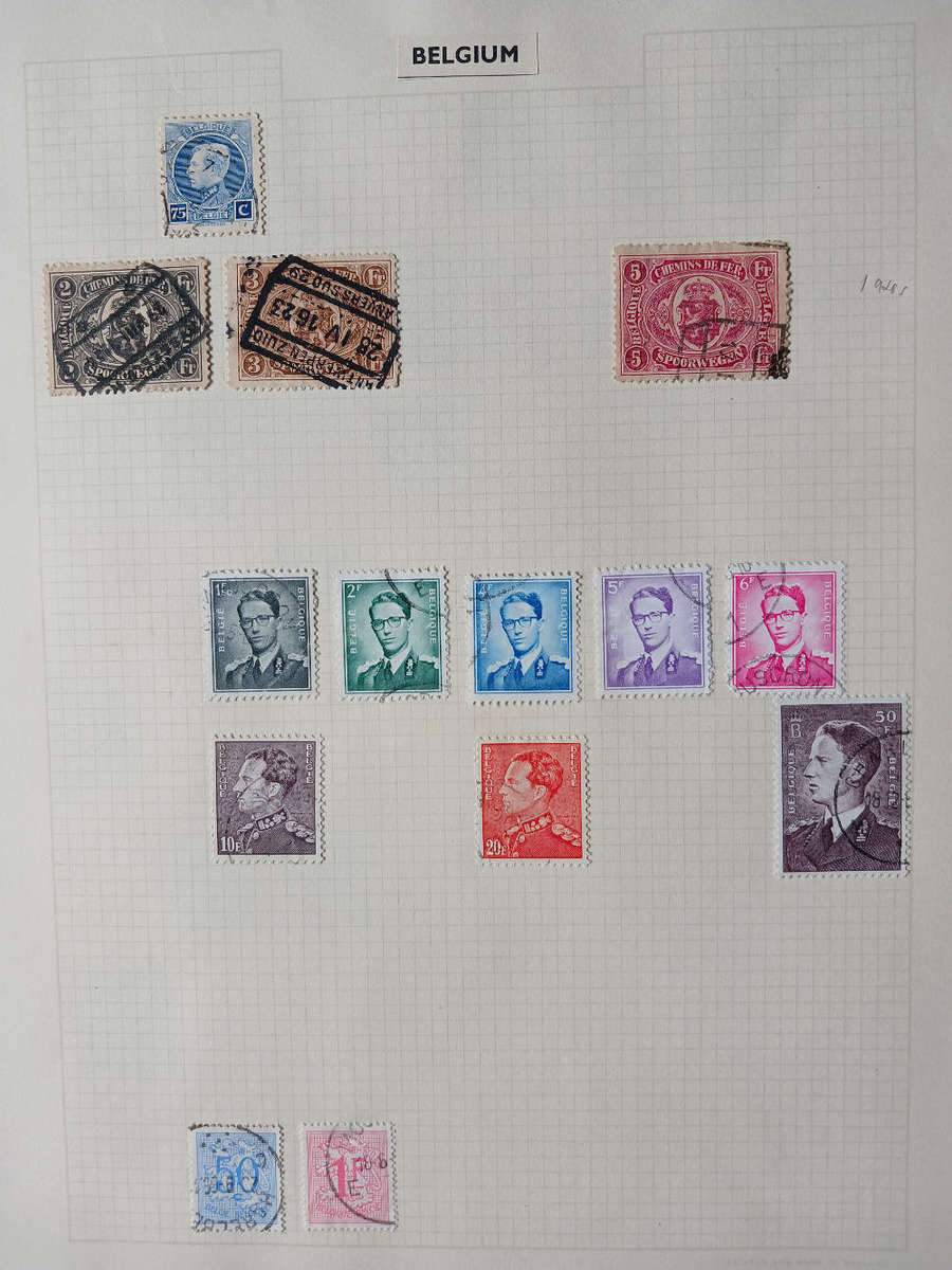 Belgium selection 1900s incl. Chemin de Fer