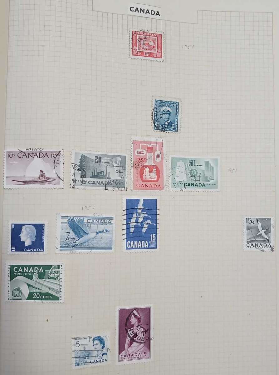 Canada & Newfoundland selection, 1888 and later