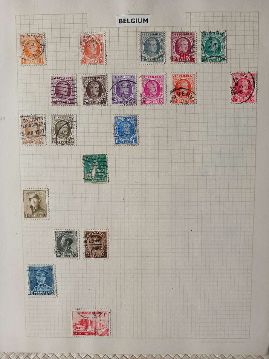 Belgium selection 1900s incl. Chemin de Fer