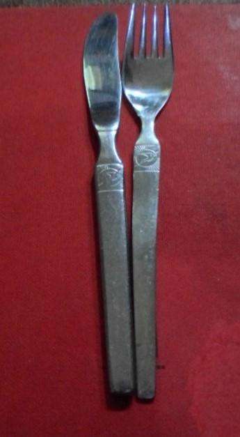 Vintage SAA / SAL Knife and Fork with SAA logo.