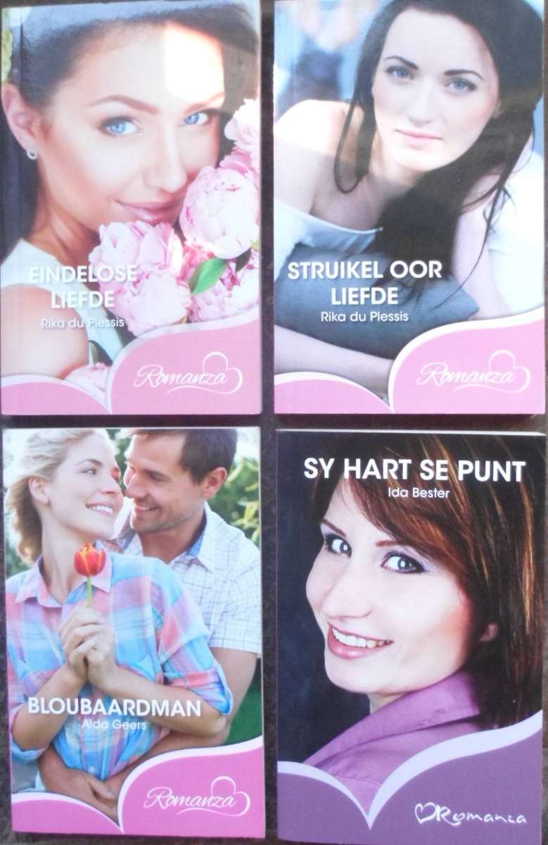 4 Romanza boeke. Kies 2 of meer.